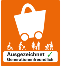 Logo "Ausgezeichnet Generationenfreundlich"